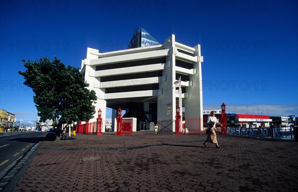 Harbour building in Auckland, New Zealand, Oceania