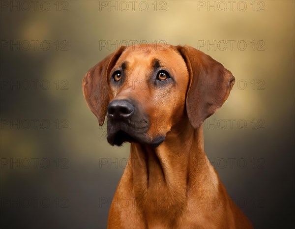 Dog, young dog, puppy, Rhodesian Ridgeback, recognised dog breed from South Africa (picture AI generated), AI generated