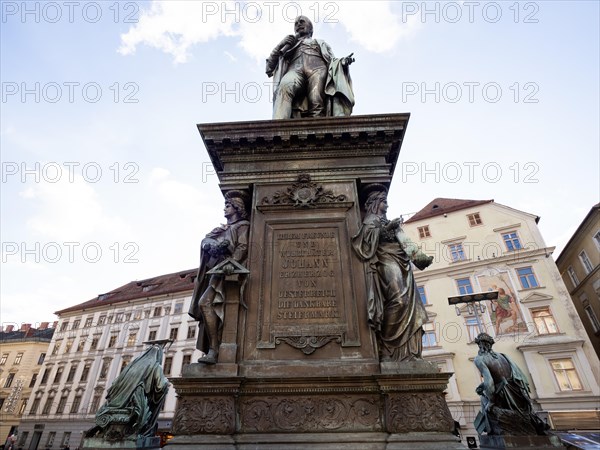 Archduke Johann Fountain, Main Square, Graz, Styria, Austria, Europe
