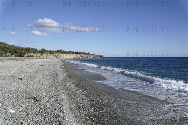 Coast, beach near Baracoa, Cuba, Central America