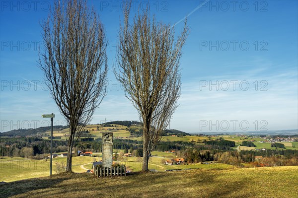 Stations of the Cross on the Buchenberg, Buchenberg, Allgaeu, Bavaria, Germany, Europe