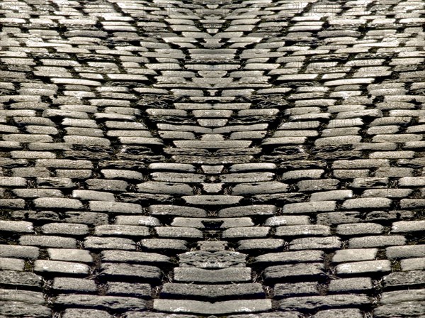 Cobbled road, Munich, Germany, Europe