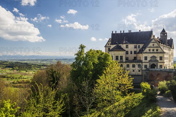 Heiligenberg Castle, Renaissance castle, Heiligenberg, Lake Constance district, Linzgau, Lake Constance, Baden-Wuerttemberg, Germany, Europe