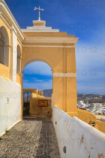 Cathedral of St John the Baptist, Fira, Santorini, Greece, Europe