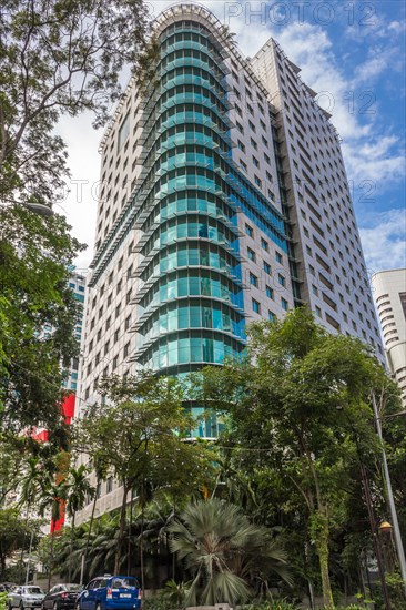 Modern city block in Kuala Lumpur, Malaysia, Asia