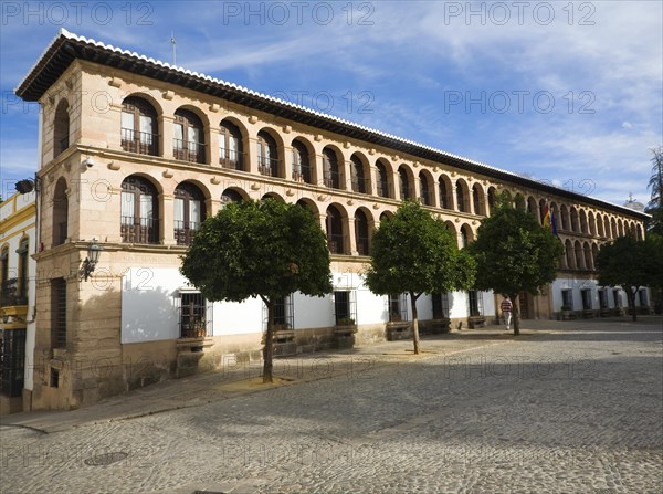 Ayuntamiento City Hall building built in 1734 Ronda, Malaga province, Spain, Europe