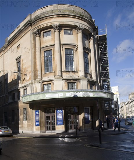 Renovation of former cinema The Forum, St James's Parade, Bath, Somerset, UK was first opened in 1934, architect A.S. Gray built in Art Deco style