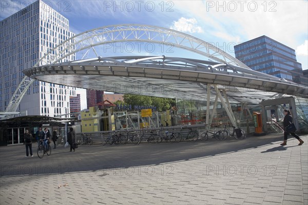 Blaak metro station, central Rotterdam, South Holland, Netherlands