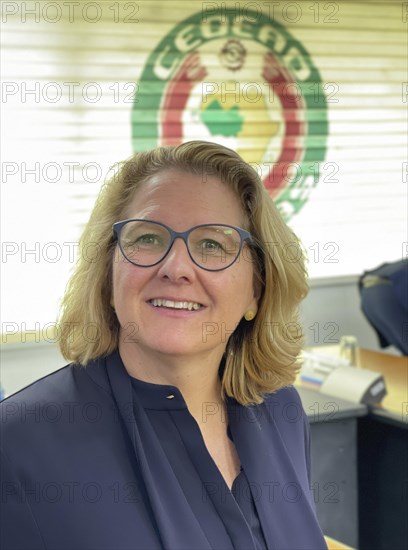 Svenja Schulze (SPD), Federal Minister for Economic Cooperation and Development, at the ECOWAS Commission, Abouja, 5 February 2024.photographed on behalf of the Federal Ministry for Economic Cooperation and Development