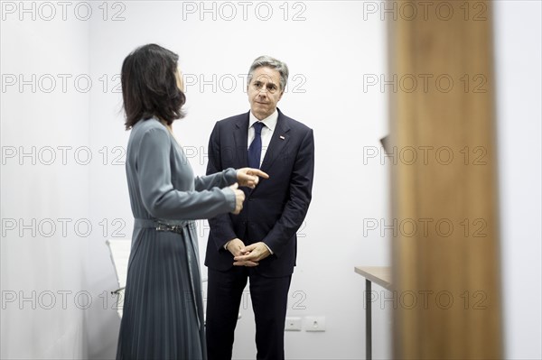 Annalena Baerbock (Alliance 90/The Greens), Federal Foreign Minister, and Antony Blinken, Secretary of State of the United States of America, photographed during the G20 Foreign Ministers' Meeting in Rio de Janeiro, 23 February 2024. Photographed on behalf of the Federal Foreign Office