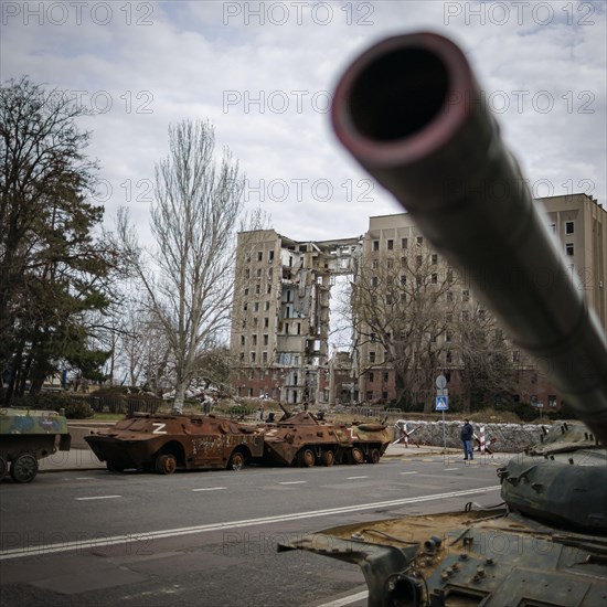 Destroyed building of the Mykolaiv regional administration. Mykolaiv, 25.02.2024. Photographed on behalf of the Federal Foreign Office