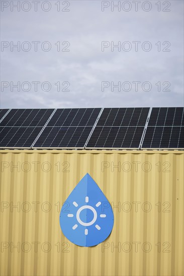 Solar water desalination plant. Mykolaiv oblast, 25.02.2024. Photographed on behalf of the Federal Foreign Office
