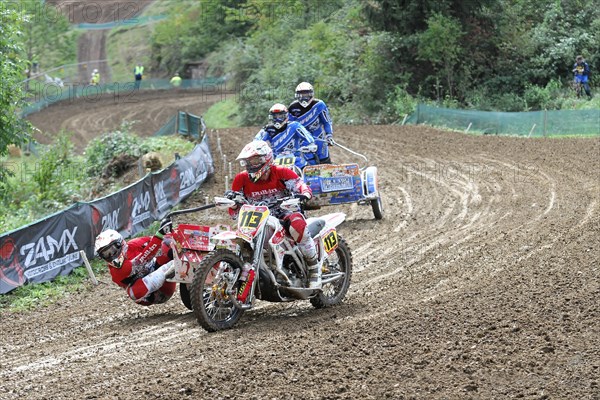 FIM Sidecar World Championship 2015, Rudersberg Motocross, Rudersberg, Baden-Wuerttemberg, Germany, Europe