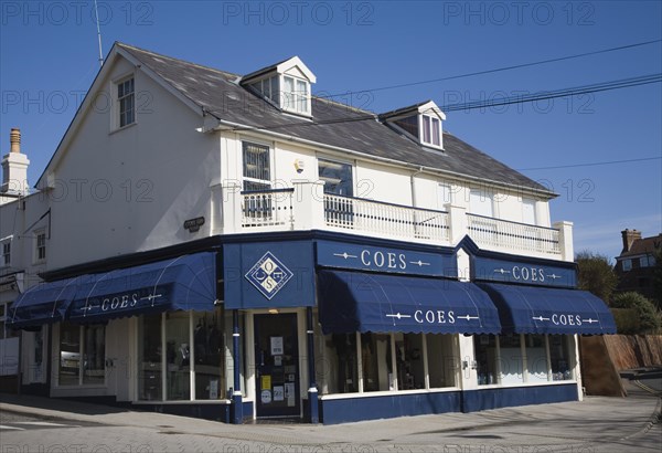 Coes traditional clothing shop, Felixstowe, Suffolk, England, United Kingdom, Europe