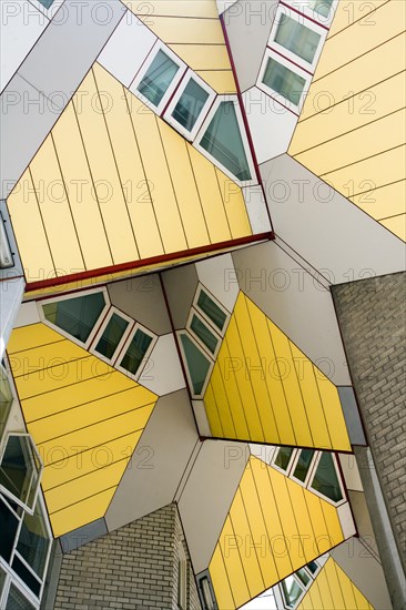 Kubuswoning Cube Houses, Blaak, Rotterdam, Netherlands architect Piet Blom