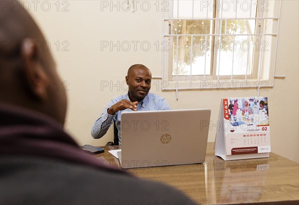 Job placement in the job centre of the SKYE vocational training project, Jos, 06.02.2024