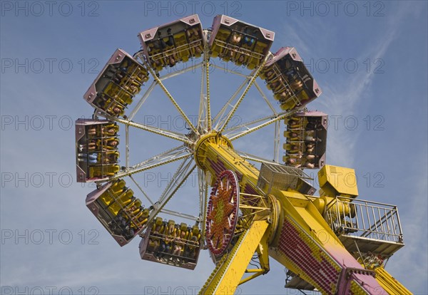 Evolution ride Pleasure Beach funfair, Great Yarmouth, Norfolk, England, United Kingdom, Europe