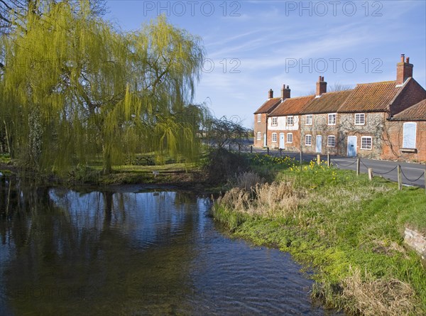 Burnham Overy Staithe, Norfolk, England Attractive old cottages, Burnham Overy Staithe, Norfolk, England
