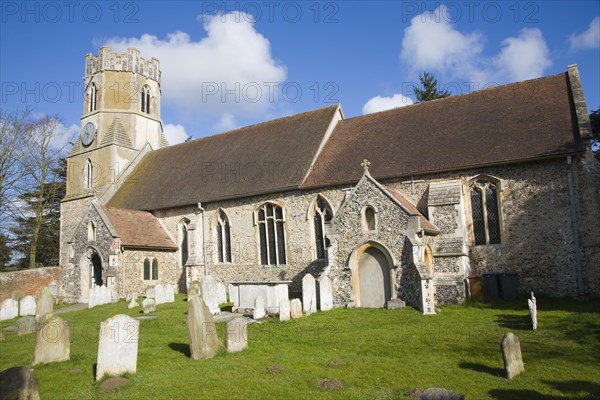 Parish church of All Saints, Easton, Suffolk, England, UK
