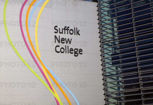 Suffolk New College building, Ipswich, Suffolk, England, United Kingdom, Europe