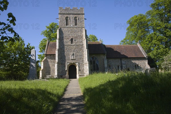 Parish church of Saint Mary, Playford, Suffolk, England, UK