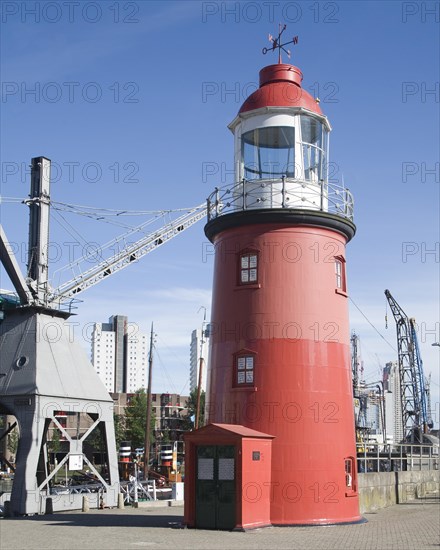 Historic ships and boats in the Haven museum in Leuvehaven dock, Rotterdam, Netherlands