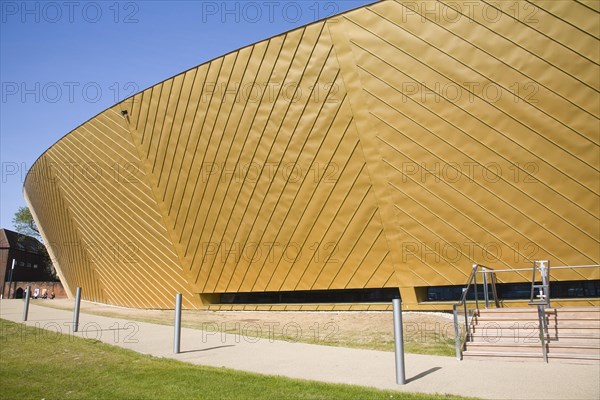 Firstsite building for visual arts architect Rafael Vinoly, Colchester, Essex, England, United Kingdom, Europe