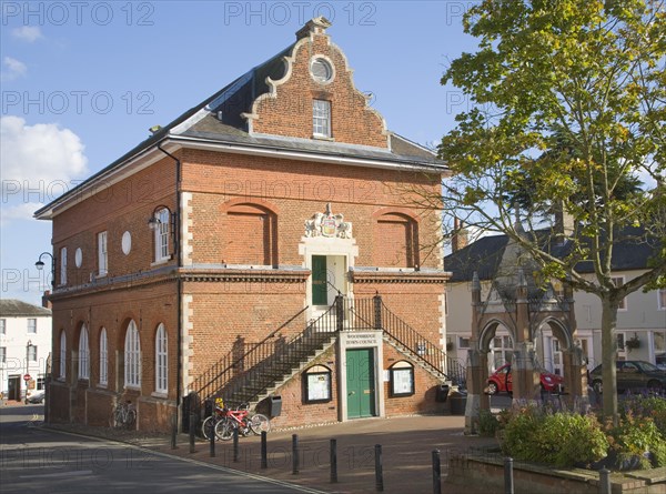 Sixteenth century Shire Hall building 1575 built by Thomas Seckford, Woodbridge, Suffolk, England, United Kingdom, Europe