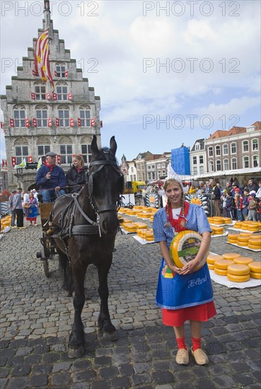 Gouda and cheese market, South Holland, Netherlands