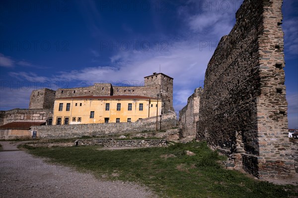 Gate tower, defence tower, administrative building, former prison, Acropolis, Heptapyrgion, fortress, citadel, Thessaloniki, Macedonia, Greece, Europe