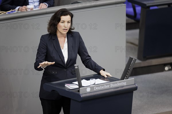 Dorothee Baer, Member of the German Bundestag (CDU/CSU), during a speech Berlin, 23 February 2024