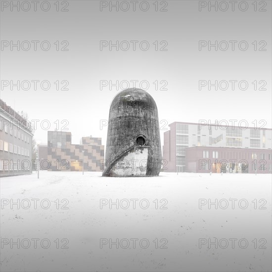 Trudelwindkanal, technology monument, former Johannisthal Airport, Adlershof Science City, Berlin, Germany, Europe