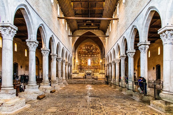 Basilica of Aquileia from the 11th century, largest floor mosaic of the Western Roman Empire, UNESCO World Heritage Site, important city in the Roman Empire, Friuli, Italy, Aquileia, Friuli, Italy, Europe