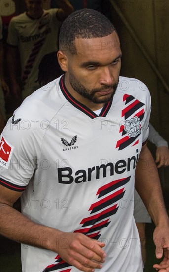 Football match, Jonathan TAH Bayer Leverkusen, Voith-Arena football stadium, Heidenheim