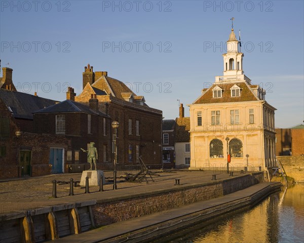 Seventeenth century Custom House building at King's Lynn, Norfolk, England, United Kingdom, Europe