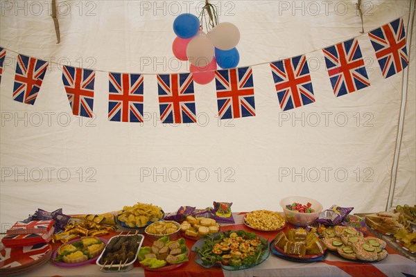 Royal Jubilee village celebrations June 2012, Shottisham, Suffolk, England, United Kingdom, Europe