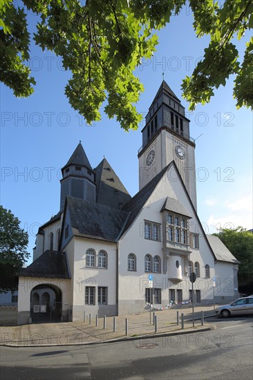 Lutherkirche built in 1910 in Art Nouveau style, city centre, Wiesbaden, Taunus, Hesse, Germany, Europe