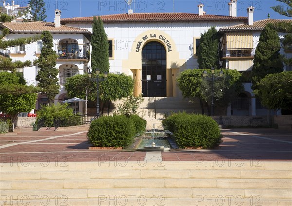 Casa de la Cultura building, La Cala del Moral, Malaga, Spain, Europe