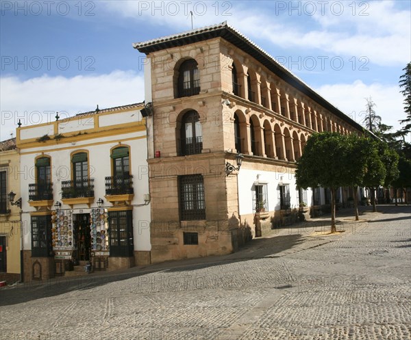 Ayuntamiento City Hall building built in 1734 Ronda, Malaga province, Spain, Europe