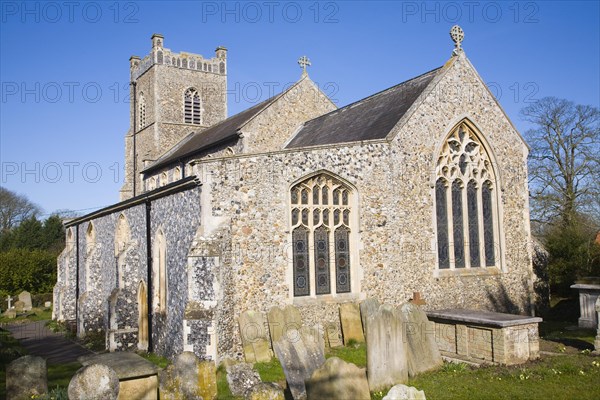Parish church of Saint Mary, Benhall, Suffolk, England, UK