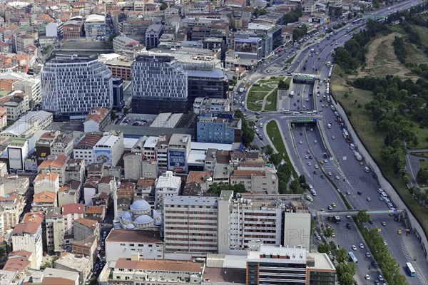 View from Istanbul Sapphire, Levent, Besiktas, Istanbul, European part, Istanbul province, Turkey, Asia