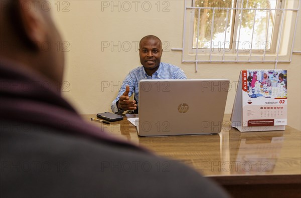 Job placement in the job centre of the SKYE vocational training project, Jos, 06.02.2024