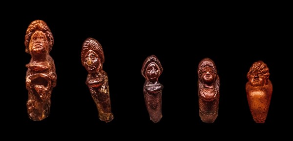 Amber rings, 1st century, National Archaeological Museum, Villa Cassis Faraone, UNESCO World Heritage Site, important city in the Roman Empire, Aquileia, Friuli, Italy, Aquileia, Friuli, Italy, Europe