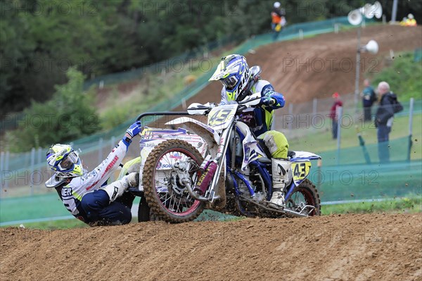 FIM Sidecar World Championship 2015, Rudersberg Motocross, Rudersberg, Baden-Wuerttemberg, Germany, Europe