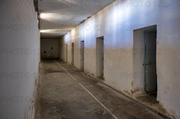 Cell wing, former prison for political prisoners during the Nazi occupation in the Third Reich, Acropolis, Heptapyrgion, fortress, citadel, Thessaloniki, Macedonia, Greece, Europe