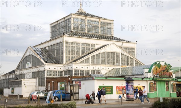 Winter Gardens glasshouse pavilion, Great Yarmouth, Norfolk, England, United Kingdom, Europe