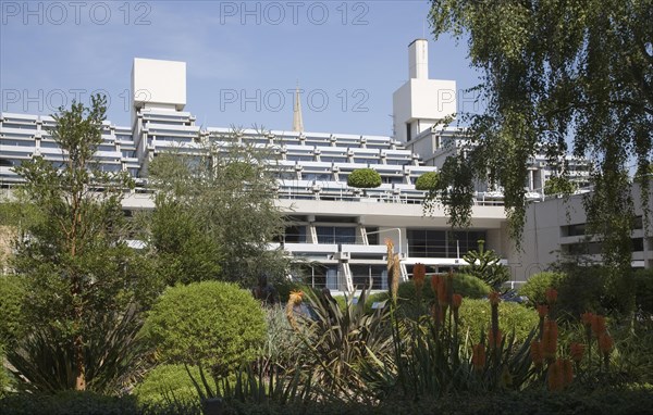 New Court building in Christ's College, University of Cambridge, architect Sir Denys Lasdun built 1966-70, Cambridge, England, United Kingdom, Europe