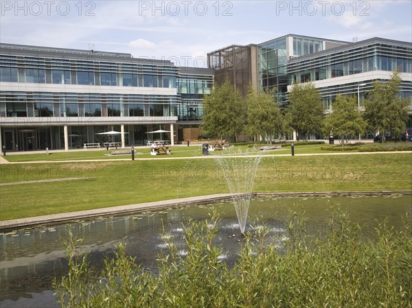 Mundipharma research modern high-tech businesses located in Cambridge Science park, Cambridge, England founded by Trinity College in 1970, is the oldest science park in the United Kingdom