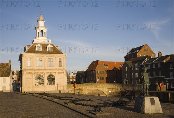 Seventeenth century Custom House building at King's Lynn, Norfolk, England, United Kingdom, Europe