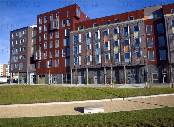 Athena Hall new student accommodation, Wet Dock, Ipswich, Suffolk, England, United Kingdom, Europe